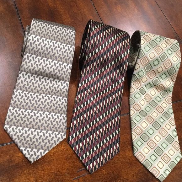 Lot of 3 New Men’s Ties - Picture 1 of 5